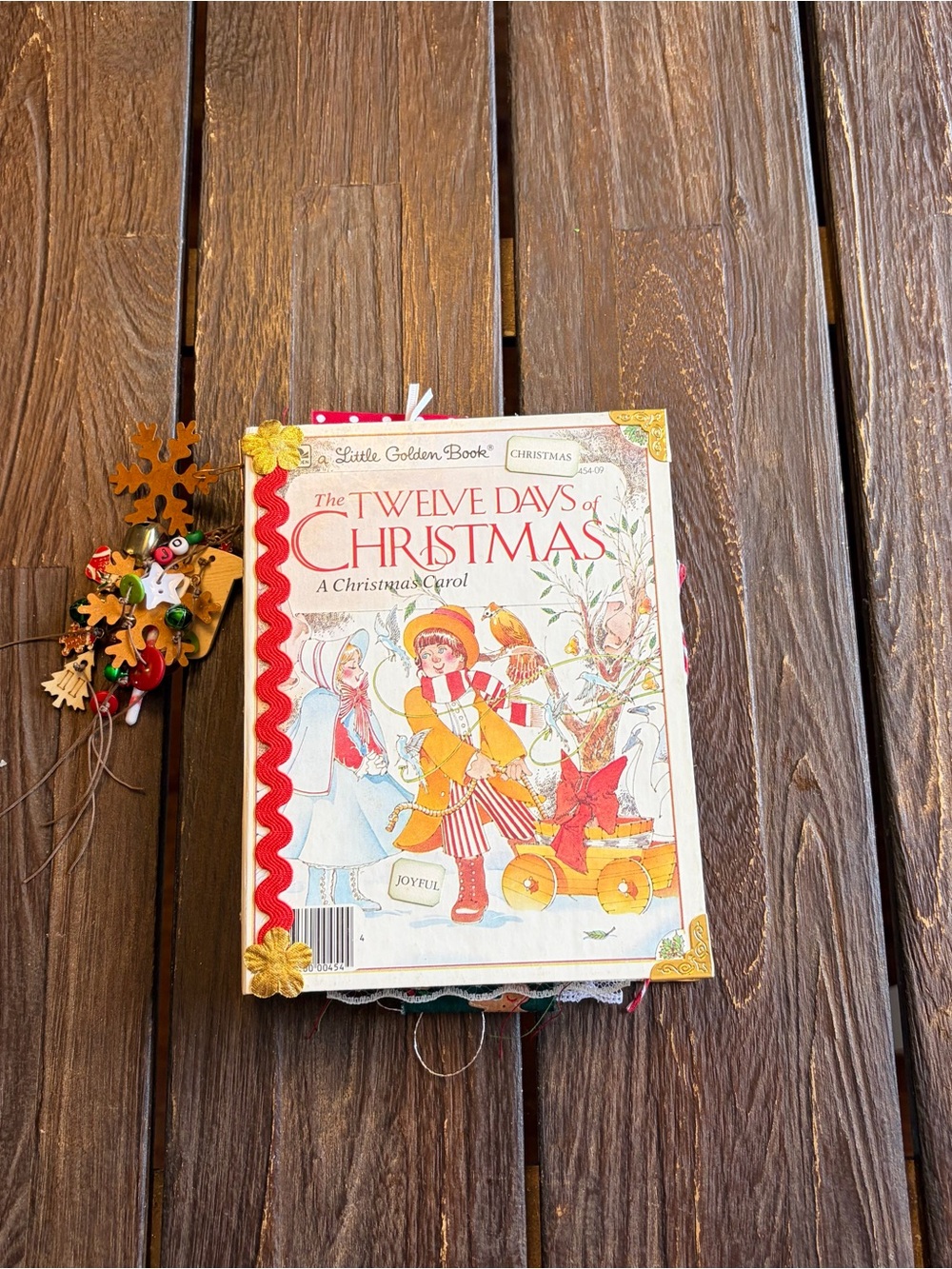 Christmas Junk Journal Little Golden Book The Twelve Days Of Christmas 2 Sig